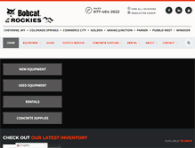 Tablet Screenshot of bobcatoftherockies.com